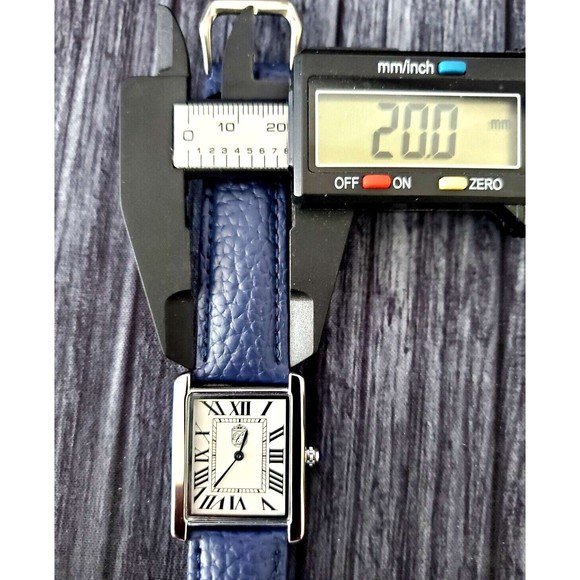 Pierre Lucerne 1888 Must Tank Style Swiss Inspired Classic Mens Watch Bl… - Picture 14 of 16